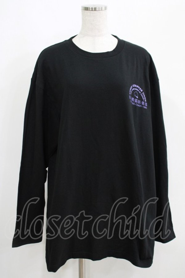 画像1: Candy Stripper / TOKYO PANDA CLUB L/S TEE 2 ブラック H-25-05-03-1021-PU-TO-KB-ZH (1)