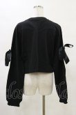 画像2: KILL STAR / Ray Crop Sweater XXL ブラック H-25-05-04-1048-SL-TO-KB-ZH (2)