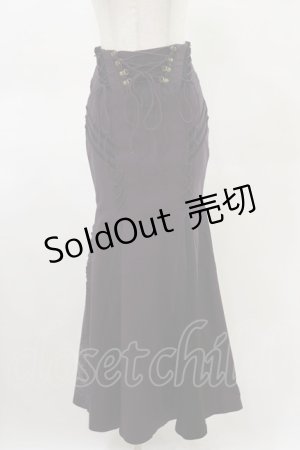 画像: Ozz oneste / 百鬼夜行マーメイドスカート F 紫 H-25-05-04-1050-OO-SK-KB-ZH