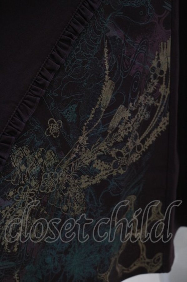 画像4: Ozz oneste / 百鬼夜行マーメイドスカート F 紫 H-25-05-04-1050-OO-SK-KB-ZH (4)