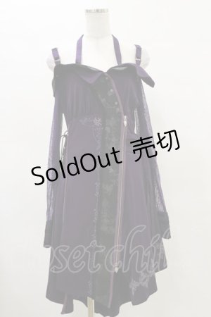 画像: Ozz oneste / Rosy clownカットワンピース  紫 H-25-05-04-1057-OO-OP-KB-ZH