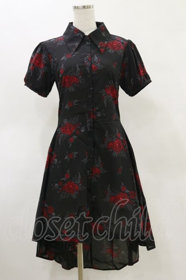 画像1: KILL STAR / Pandoras Revenge Dress XS ブラック H-25-05-04-1073-SL-OP-KB-ZH (1)