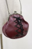 画像2: elements,H / レースアップバッグ  ボルドー H-25-05-04-1015-PU-BG-KB-ZH (2)