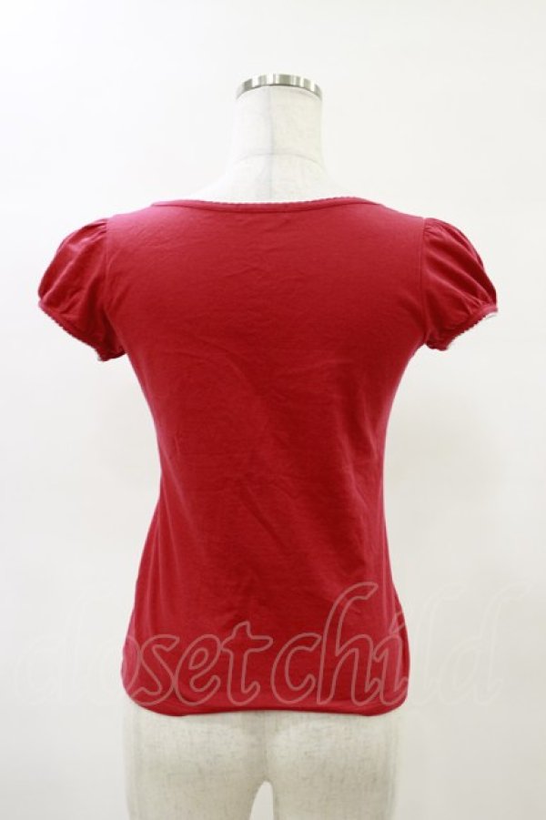 画像2: MILK / SWEET パフ Tee  赤 H-25-05-04-1021-ML-TO-KB-ZH (2)