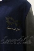 画像3: elements,H / レザー切替フードブルゾン HOMME ネイビー H-25-05-04-1024-PU-JA-KB-ZH (3)