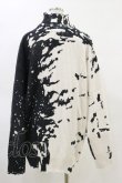 画像2: KILL STAR / Slime Time Knit Sweater L 白×黒 H-25-05-04-1038-SL-TO-KB-ZH (2)