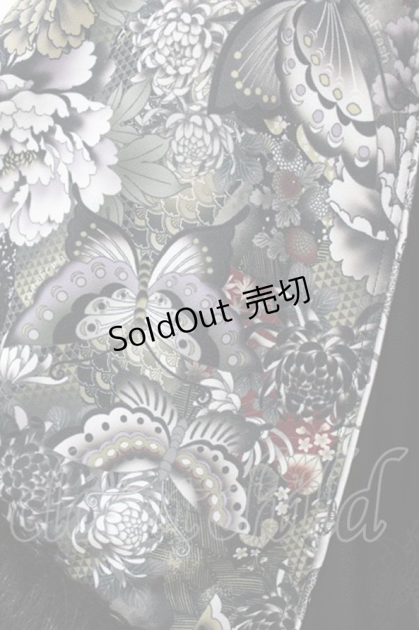 画像5: Qutie Frash / ファー付きポンチョコート  黒×黒 H-25-05-04-011-QU-CO-KB-ZH (5)