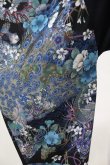 画像5: Qutie Frash / 着物ショートカーデ  黒×青 H-25-05-04-013-QU-TO-KB-ZH (5)