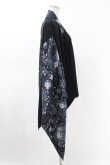 画像3: Qutie Frash / バックメッシュ着物カーディガン  黒×紺 H-25-05-04-014-QU-TO-KB-ZH (3)