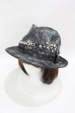 画像1: SEX POT ReVeNGe / GRUNGE SKULLチェーンハット  ブラック H-25-05-04-004-SP-AC-KB-ZH (1)