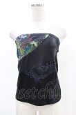 画像1: Qutie Frash / 切替ベアトップキャミ  黒 H-25-05-04-021-QU-TO-KB-ZH (1)