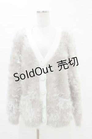 画像: Melt the lady / ロゴプレートカーディガン Free オフ H-25-05-05-042-PU-TO-NS-ZH