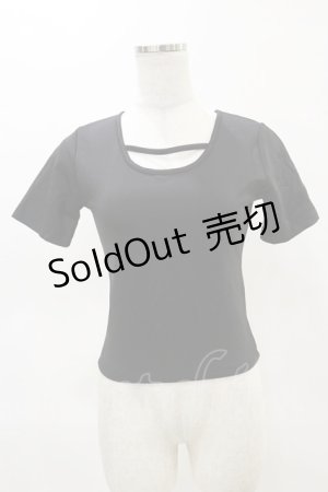 画像: Melt the lady / バックホックトップス Free ブラック H-25-05-05-044-PU-TO-NS-ZH