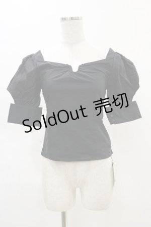 画像: Melt the lady / ワイヤー入りブラウス Free ブラック H-25-05-05-045-PU-BL-NS-ZH