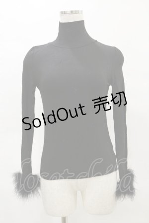 画像: Melt the lady / ハイネックトップス Free ブラック H-25-05-05-055-PU-TO-NS-ZH