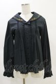 画像1: PINK HOUSE CHELSEA / いちご刺繍ブラウス M ブラック H-25-05-05-062-EL-BL-NS-ZH (1)