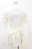 画像2: Angelic Pretty / リボン付きブラウス Free オフ H-25-05-05-063-AP-BL-NS-ZH (2)