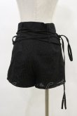 画像2: Melt the lady / ベルト付きショートパンツ S ブラック H-25-05-05-068-PU-PA-NS-ZH (2)