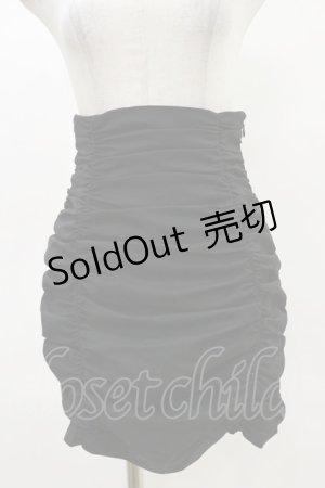 画像: Melt the lady / ギャザースカート S ブラック H-25-05-05-070-PU-SK-NS-ZH