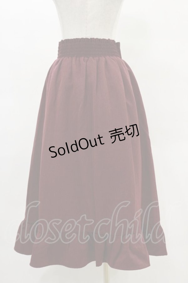 画像2: axes femme / ナポレオンモチーフロングスカート M ボルドー H-25-05-05-073-AX-SK-NS-ZH (2)