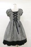 画像2: metamorphose / スカラップ切替ワンピース Free ブラック H-25-05-05-081-ME-OP-NS-ZH (2)