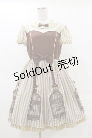 画像: Angelic Pretty / Lucienne Dreamワンピース Free ブラウン H-25-05-05-084-AP-OP-NS-ZH