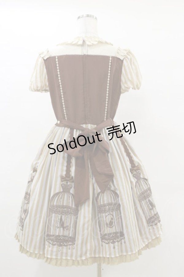 画像2: Angelic Pretty / Lucienne Dreamワンピース Free ブラウン H-25-05-05-084-AP-OP-NS-ZH (2)