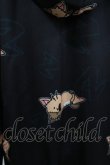 画像3: NieR Clothing / 総柄ZIPパーカー  黒 H-25-05-05-1035-PU-TO-KB-ZH (3)