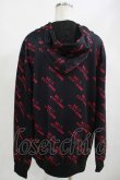 画像2: NieR Clothing / 総柄ZIPパーカー  黒×ピンク H-25-05-05-1038-PU-TO-KB-ZH (2)