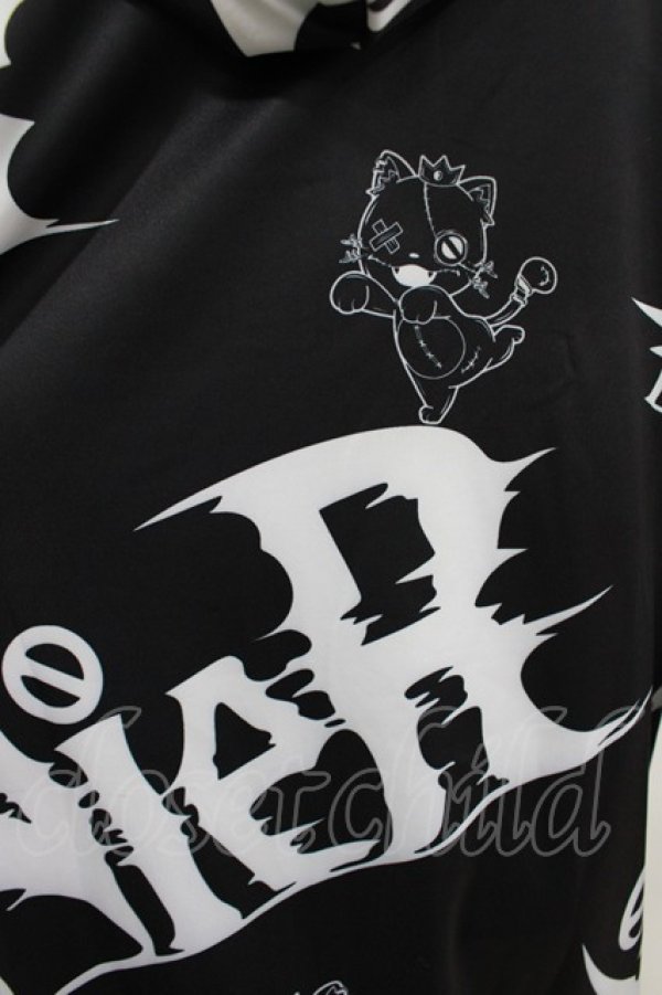 画像3: NieR Clothing / 総柄ZIPパーカー  黒 H-25-05-05-1039-PU-TO-KB-ZH (3)