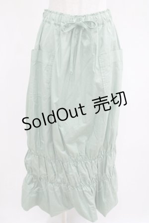 画像: Jane Marple Dans Le Salon / Vintage satin bubble skirt  ミント H-25-05-05-1009-JM-SK-KB-ZH