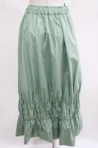 画像2: Jane Marple Dans Le Salon / Vintage satin bubble skirt  ミント H-25-05-05-1009-JM-SK-KB-ZH (2)