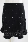 画像1: Emily Temple cute / ローズドットウールスカート  黒 H-25-05-05-1015-ET-SK-KB-ZT0507H (1)