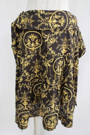 画像: Jane Marple Dans Le Salon / Marie Antoinetteのwrapped skirt  黒 H-25-05-05-1019-JM-SK-KB-ZH
