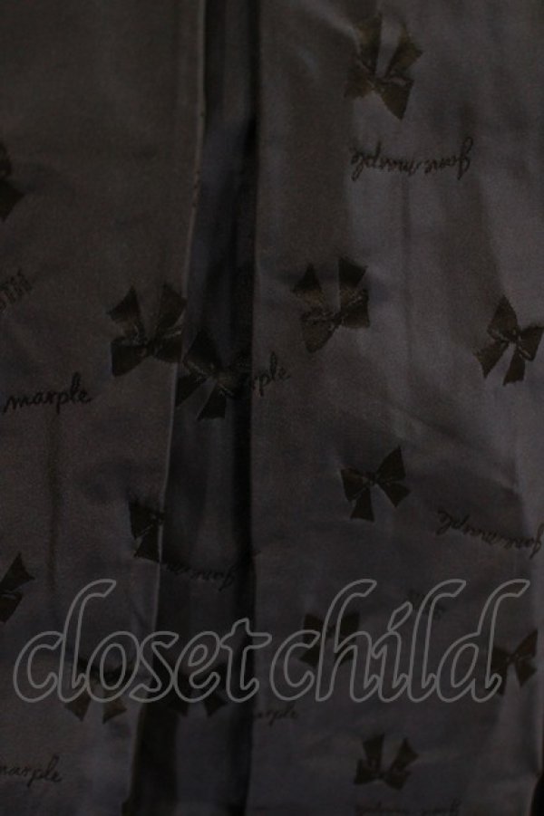 画像3: Jane Marple / Memory ribbon Jacquardリボンスカート  紺 H-25-05-05-1021-JM-SK-KB-ZH (3)