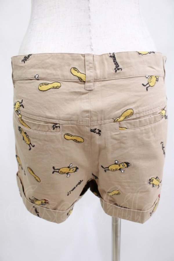 画像2: Candy Stripper / PEANUTS SHORT PANTS S ベージュ H-25-05-05-1027-PU-PA-KB-ZH (2)