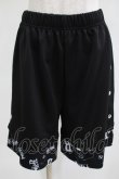 画像1: NieR Clothing / 総柄切替パンツ F 黒 H-25-05-05-1028-PU-PA-KB-ZH (1)
