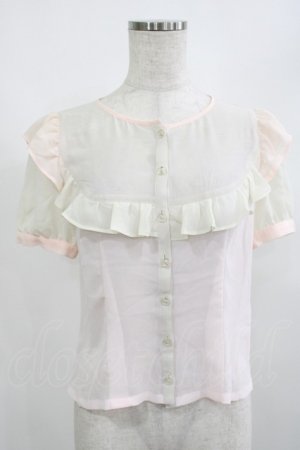 画像: MILK / ラビットパフブラウス  ピンク H-25-05-05-1030-ML-BL-KB-ZH