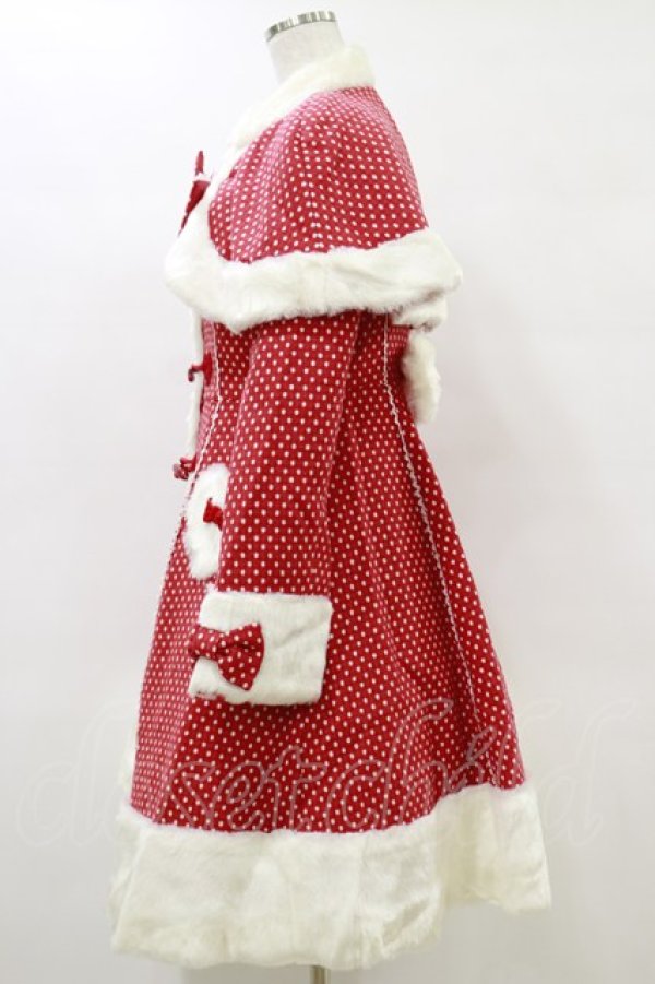 画像3: Angelic Pretty / Snow birdコート Free レッド H-25-05-05-088-AP-CO-NS-ZH (3)