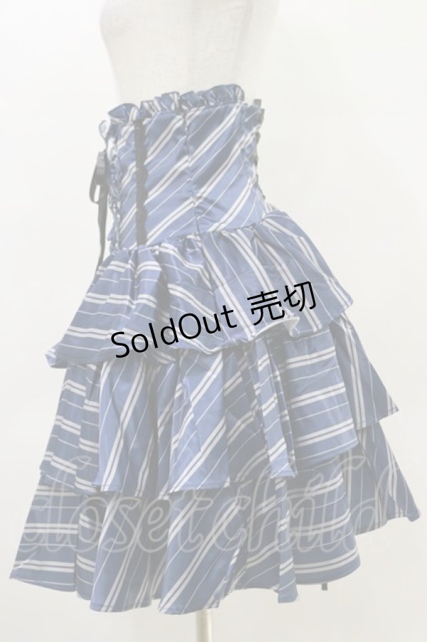 画像3: ATELIER PIERROT / ハリー・ポッター フリルコルセットスカート  レイブンクロー（ブルー） H-25-05-05-2005-EL-SK-KB-ZH (3)