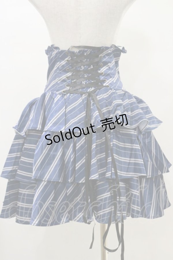 画像2: ATELIER PIERROT / ハリー・ポッター フリルコルセットスカート  レイブンクロー（ブルー） H-25-05-05-2005-EL-SK-KB-ZH (2)