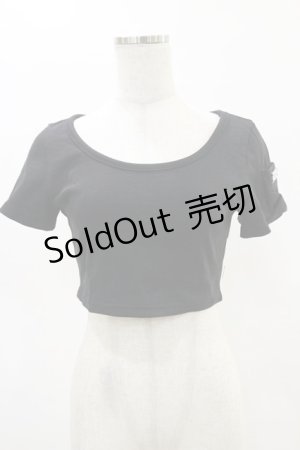 画像: Melt the lady / ロゴプレートTシャツ Free ブラック H-25-05-05-023-PU-TS-NS-ZH