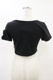 画像2: Melt the lady / ロゴプレートTシャツ Free ブラック H-25-05-05-023-PU-TS-NS-ZH (2)