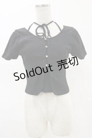 画像: Melt the lady / アンサンブルトップス Free ブラック H-25-05-05-031-PU-TO-NS-ZH