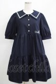 画像1: MILK / Sailorティアードワンピース  ネイビー H-25-05-06-030-ML-OP-KB-ZH (1)