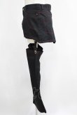 画像2: PEACE NOW / レッグカバー付きショートパンツ M 黒 H-25-05-06-040-PU-PA-KB-ZH (2)