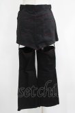 画像3: PEACE NOW / レッグカバー付きショートパンツ M 黒 H-25-05-06-040-PU-PA-KB-ZH (3)