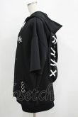画像2: PSYCHO NATION / うさ耳ZIPパーカー 44 黒 H-25-05-06-053-PU-TO-KB-ZH (2)