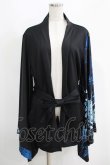 画像1: NieR Clothing / 着物袖カーディガン  黒 H-25-05-06-054-PU-TO-KB-ZH (1)