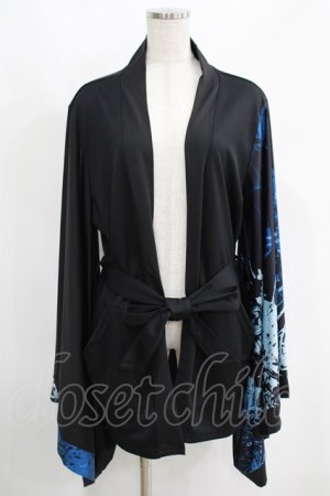 画像: NieR Clothing / 着物袖カーディガン  黒 H-25-05-06-054-PU-TO-KB-ZH